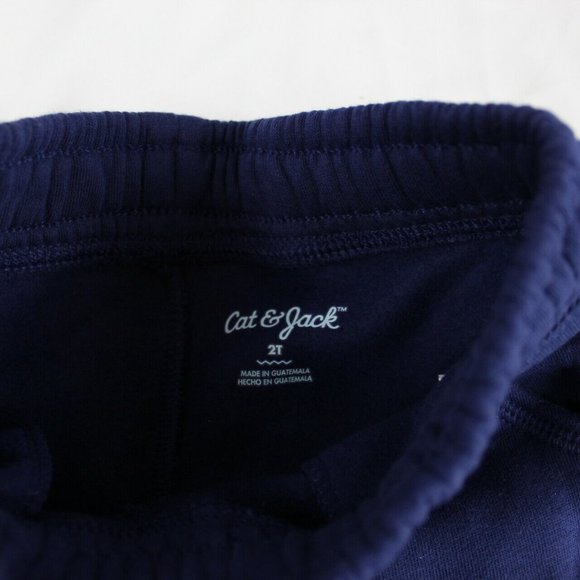 5/$25 Cat & Jack Toddler Blue Jogger Sweatpants 2T - Picture 4 of 6